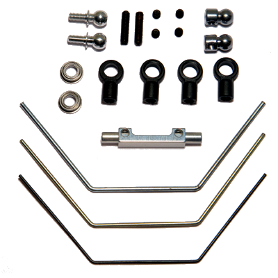Corally HMX Anti-roll Bar Kit, incl. 1.0 – 1.3 – 1.6 mm wires (1 set front or rear)