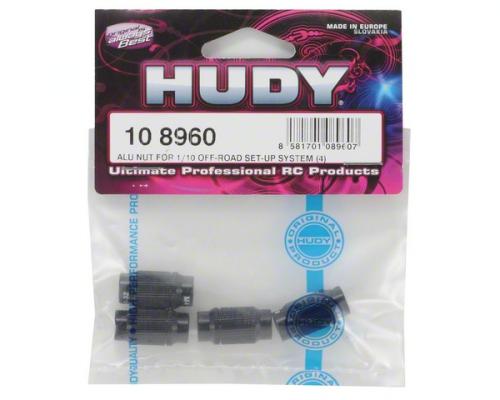 Hudy Aluminum 1-10 Off Road Set-Up System Wheel Nuts (4), 108960