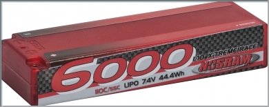 NOSRAM LiPo 6000 X-treme Race Hardcase - 110C／55C - 7.4V,999508