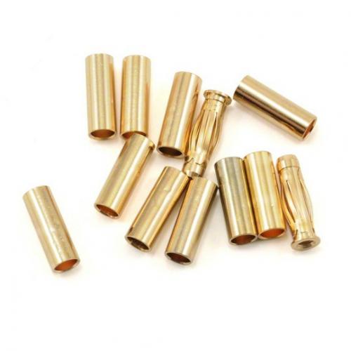 Gold Connector Set 2 Plugs - 10 Tubes, #40002