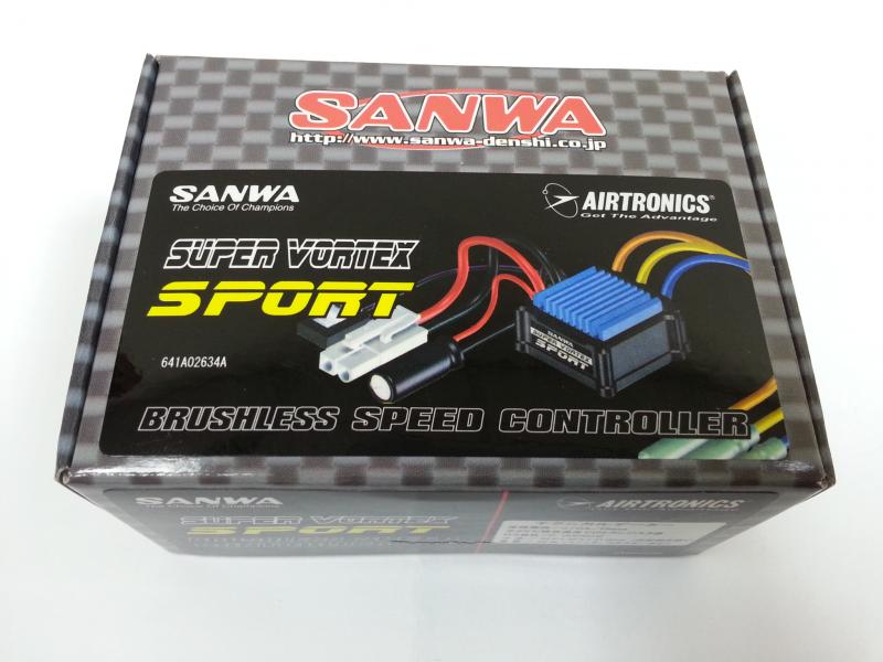 Sanwa Super Vortex Plus Sport Sensored Brushless Sport ESC,107A54257A