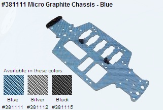 Micro Graphite Chassis - Blue
